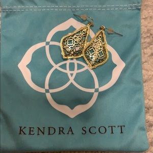 Kendra Scott Addie Gold Drop Earrings In Gold